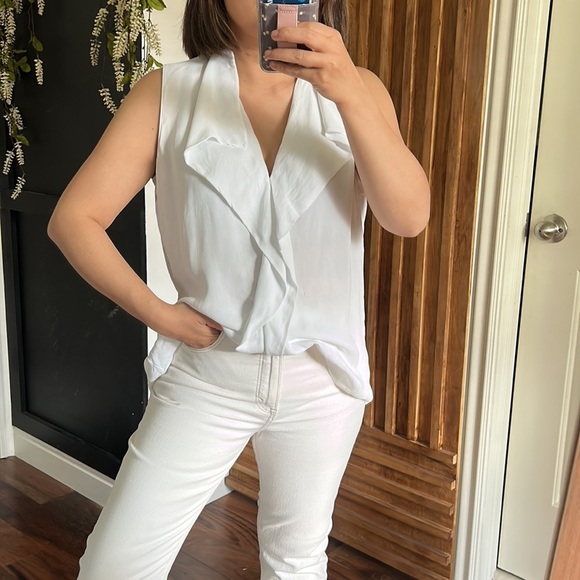 Reiss Draped Keeley Sleeveless Top. Size 8 - Picture 10 of 12